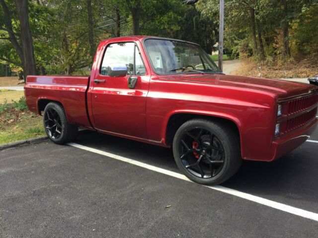 1982 Burgundy/Red Chevrolet C-10 Standard Cab Pickup