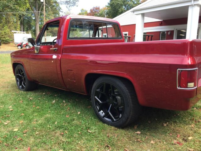 1982 Burgundy/Red Chevrolet C-10 Standard Cab Pickup
