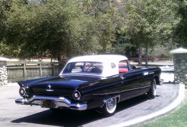 1957 Black Ford Thunderbird Convertible