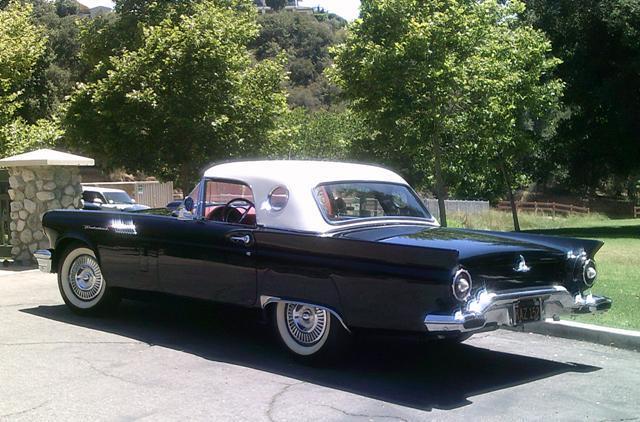 1957 Black Ford Thunderbird Convertible