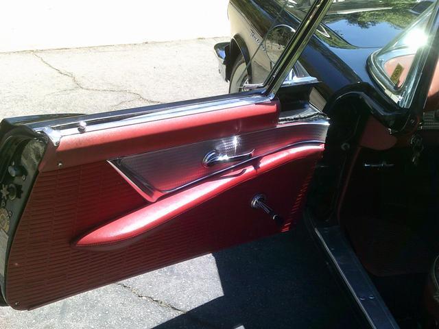 1957 Black Ford Thunderbird Convertible