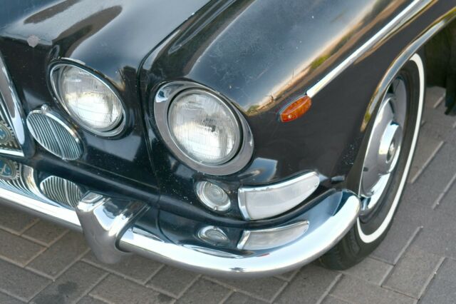 1967 Blue Jaguar 420 G Sedan