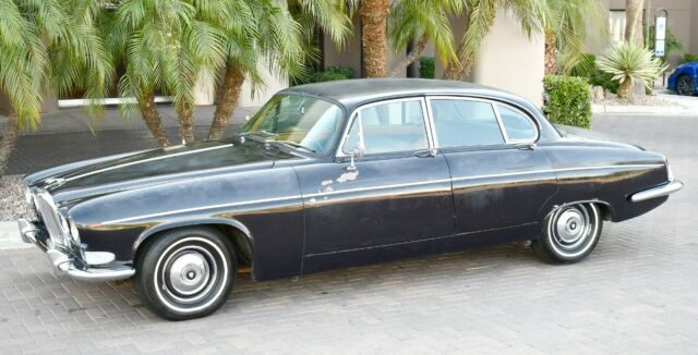 1967 Blue Jaguar 420 G Sedan