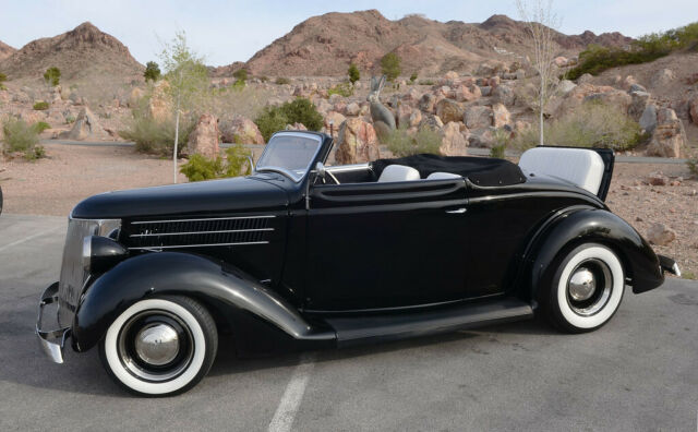 1936 Black Ford Cabriolet Convertible