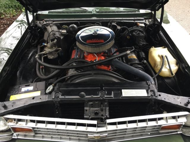 1974 Green Chevrolet Nova Coupe