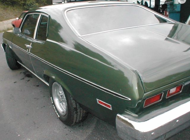 1974 Green Chevrolet Nova Coupe