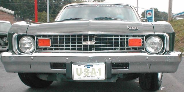 1974 Green Chevrolet Nova Coupe
