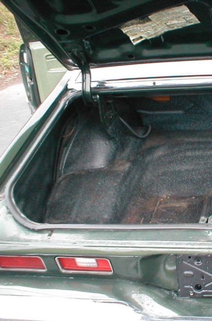 1974 Green Chevrolet Nova Coupe