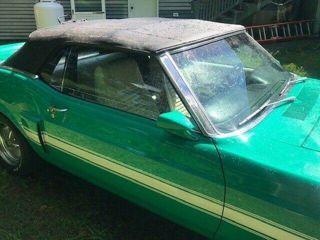 1969 Green Ford Mustang Convertible