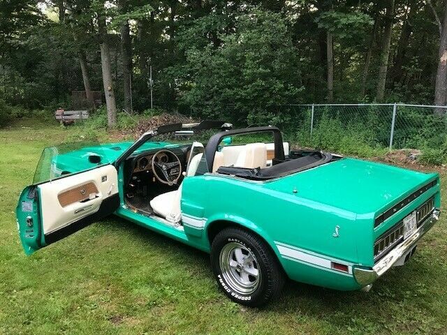 1969 Green Ford Mustang Convertible