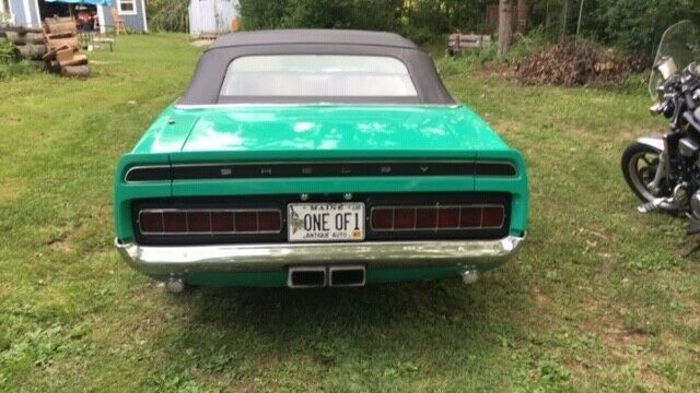1969 Green Ford Mustang Convertible