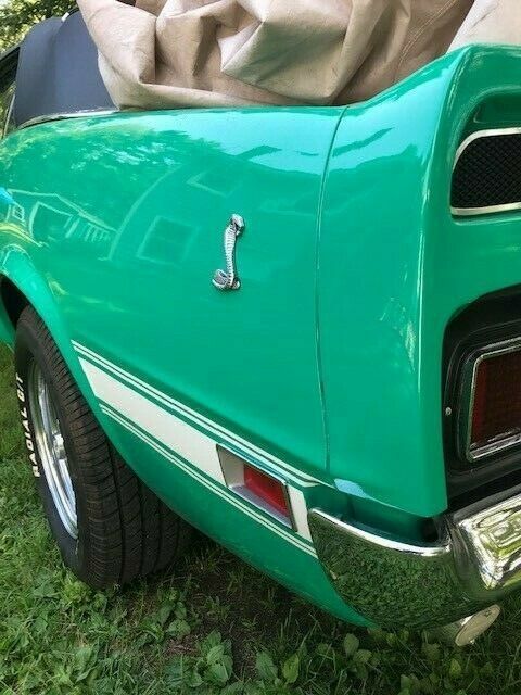 1969 Green Ford Mustang Convertible