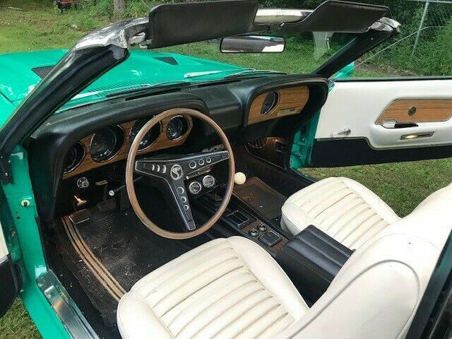 1969 Green Ford Mustang Convertible