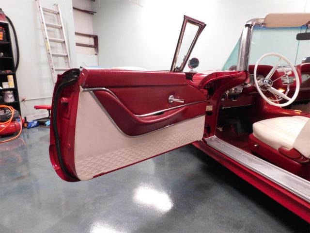 1959 Red Ford Thunderbird Convertible