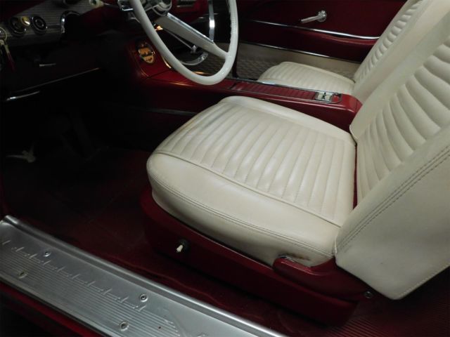 1959 Red Ford Thunderbird Convertible