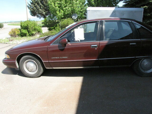 1991 Red Chevrolet Caprice Sedan