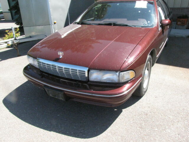 1991 Red Chevrolet Caprice Sedan
