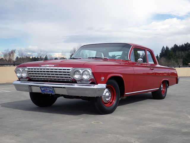 1962 Honduras Maroon Chevrolet Biscayne 2 door Sedan