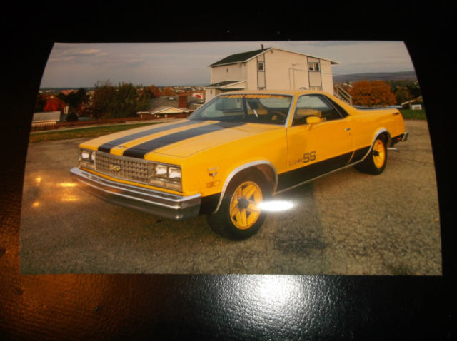 1982 Yellow Chevrolet El Camino TRUCK