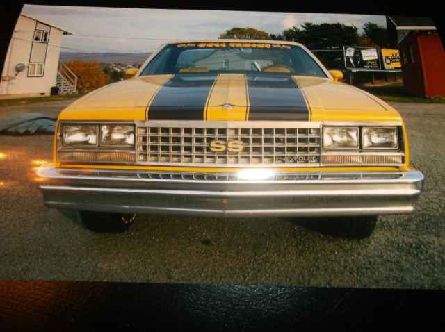 1982 Yellow Chevrolet El Camino TRUCK
