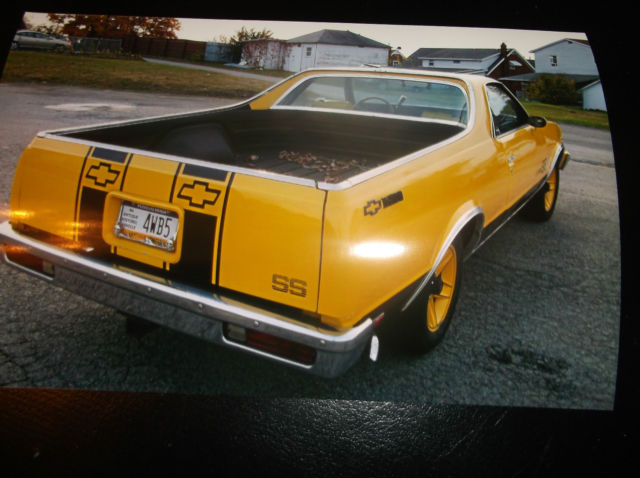 1982 Yellow Chevrolet El Camino TRUCK