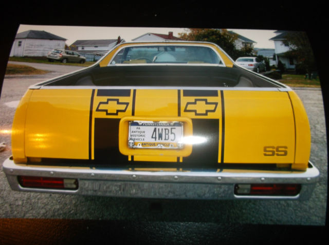 1982 Yellow Chevrolet El Camino TRUCK