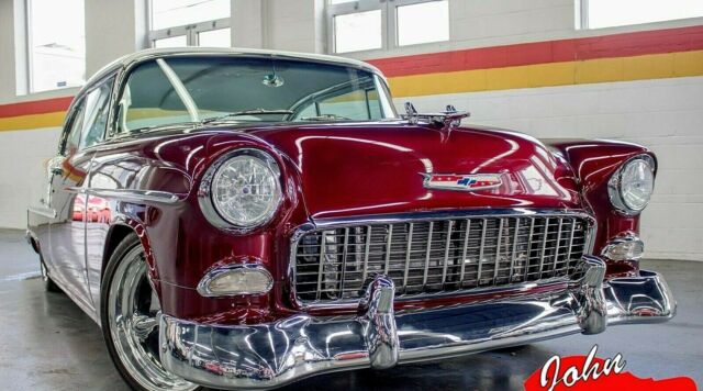 1955 Candy Apple Red Chevrolet Bel Air/150/210 Coupe