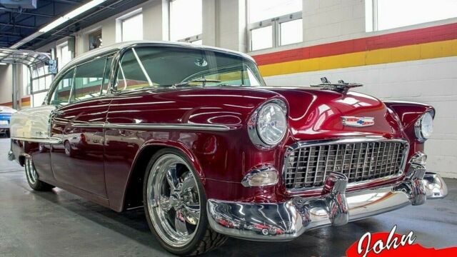 1955 Candy Apple Red Chevrolet Bel Air/150/210 Coupe
