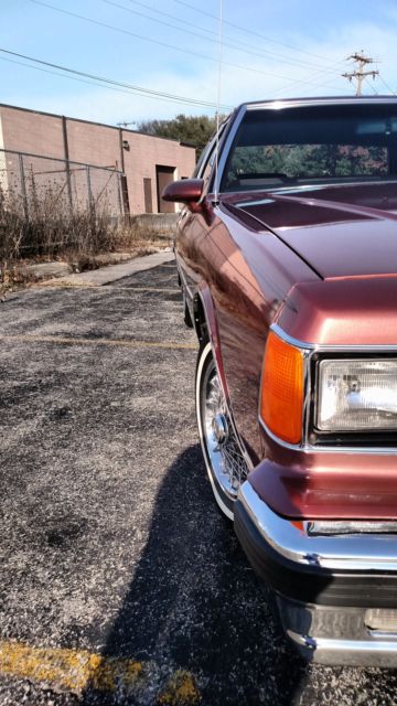 1986 Maroon Metallic Chevrolet Capriceold Sedan