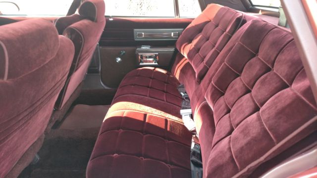 1986 Maroon Metallic Chevrolet Capriceold Sedan