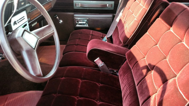 1986 Maroon Metallic Chevrolet Capriceold Sedan