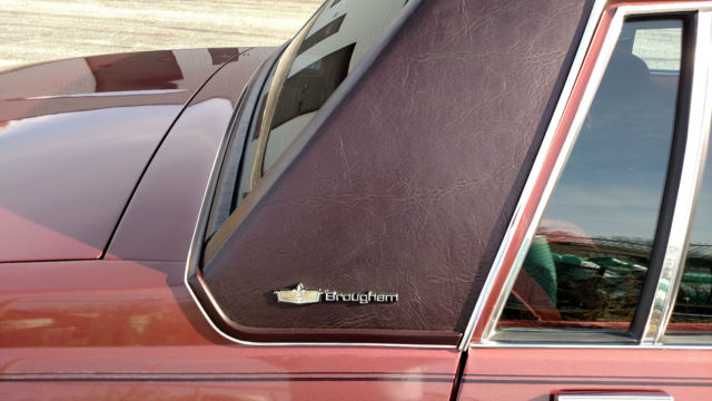 1986 Maroon Metallic Chevrolet Capriceold Sedan