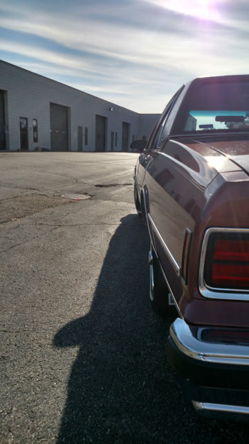 1986 Maroon Metallic Chevrolet Capriceold Sedan