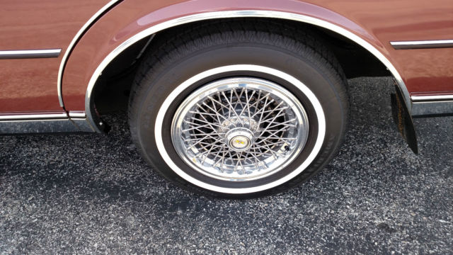1986 Maroon Metallic Chevrolet Capriceold Sedan