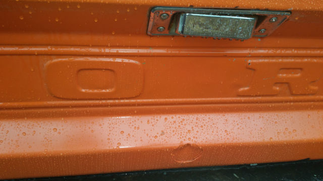 1970 Orange Ford F-100 truck