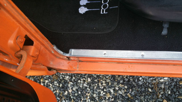 1970 Orange Ford F-100 truck