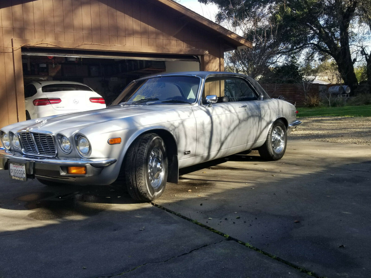 1977 Silver Jaguar XJ6 Coupe