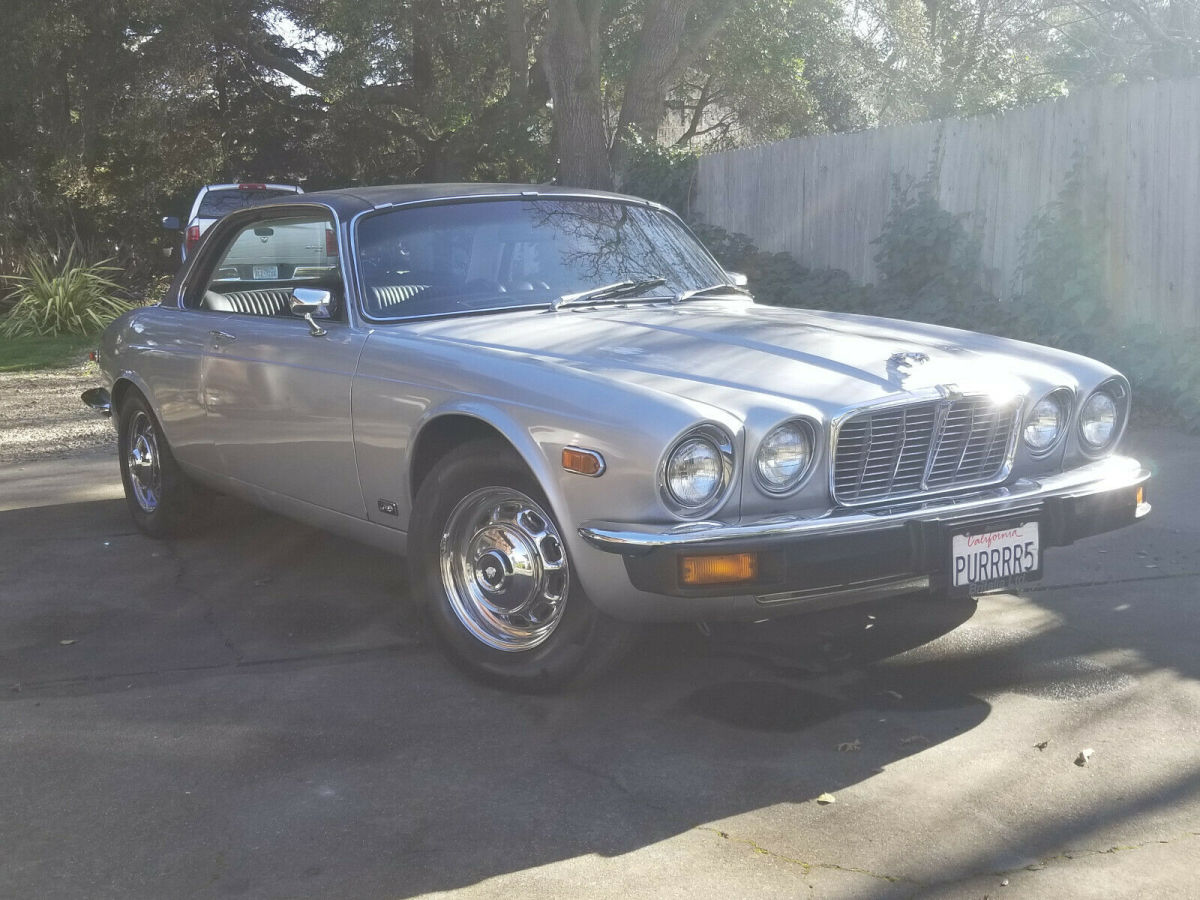 1977 Silver Jaguar XJ6 Coupe