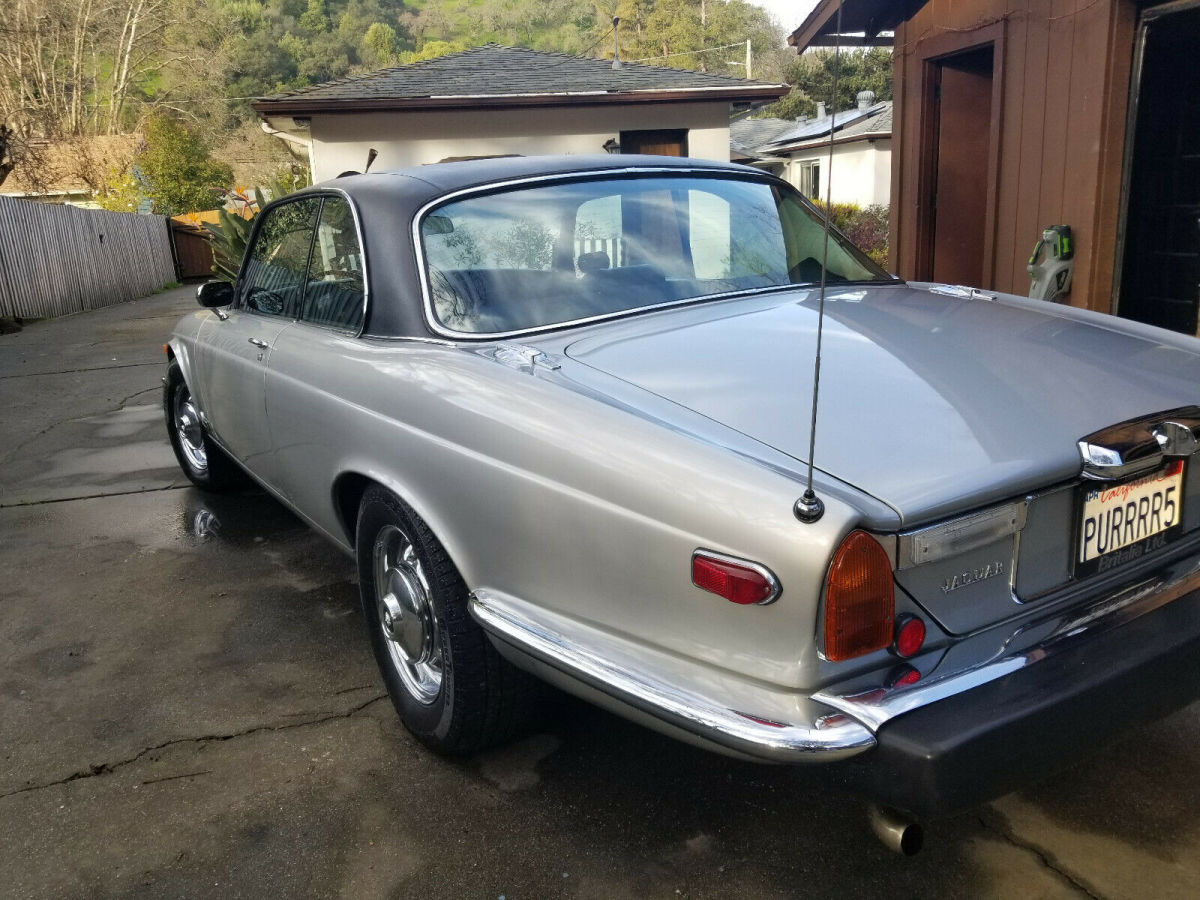 1977 Silver Jaguar XJ6 Coupe