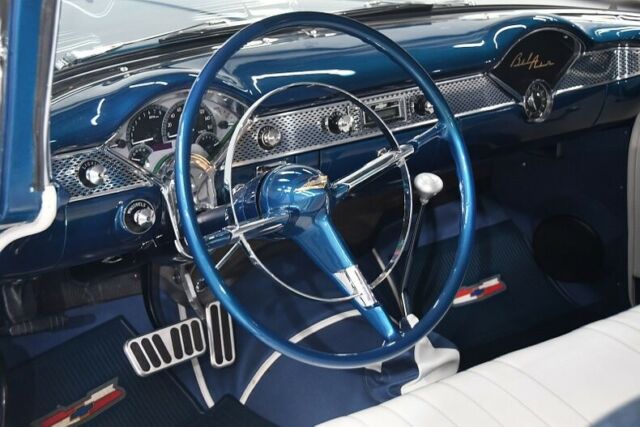1955 Blue Chevrolet Bel Air/150/210 Hardtop