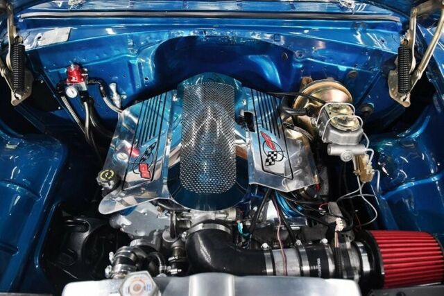 1955 Blue Chevrolet Bel Air/150/210 Hardtop