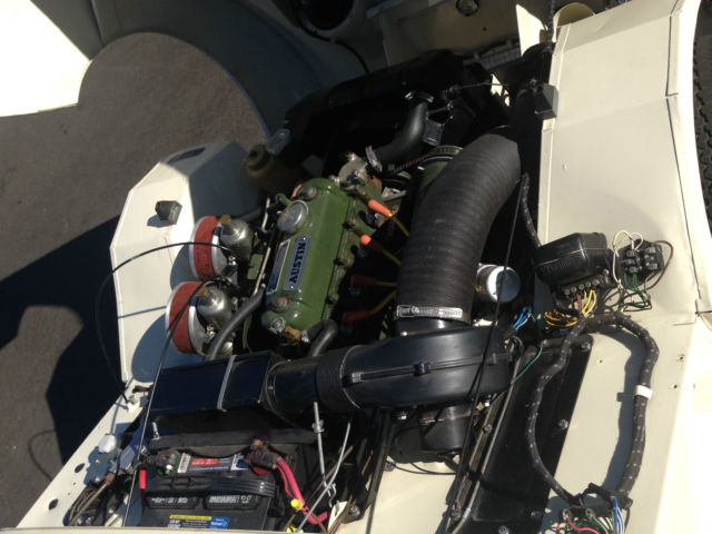 1959 Old English White Austin Healey Sprite Roadster