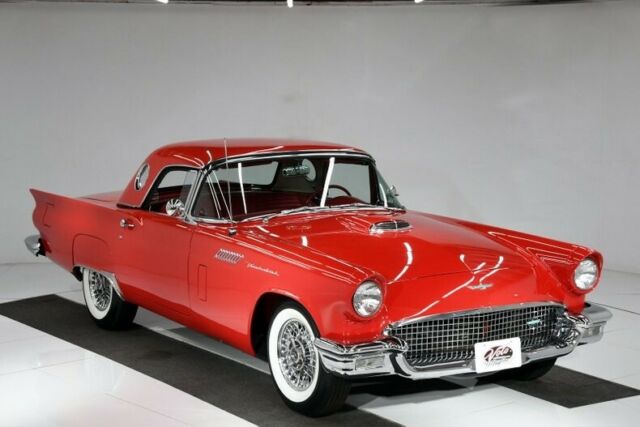 1957 Red Ford Thunderbird Convertible