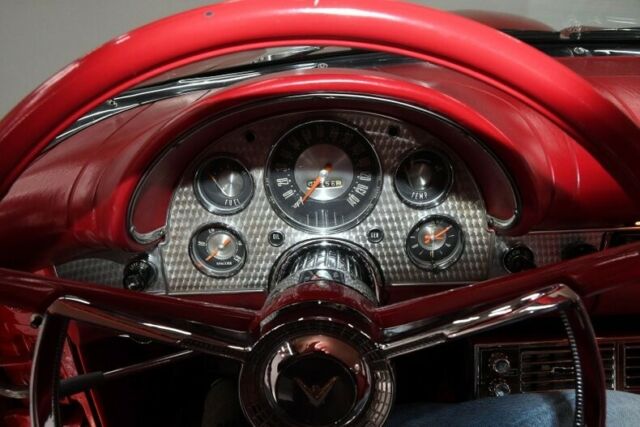 1957 Red Ford Thunderbird Convertible