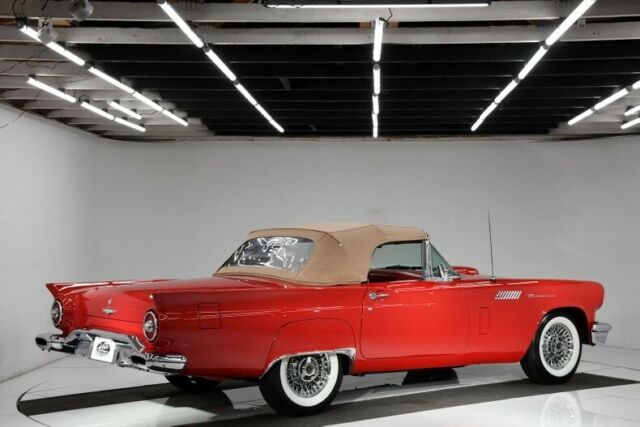 1957 Red Ford Thunderbird Convertible