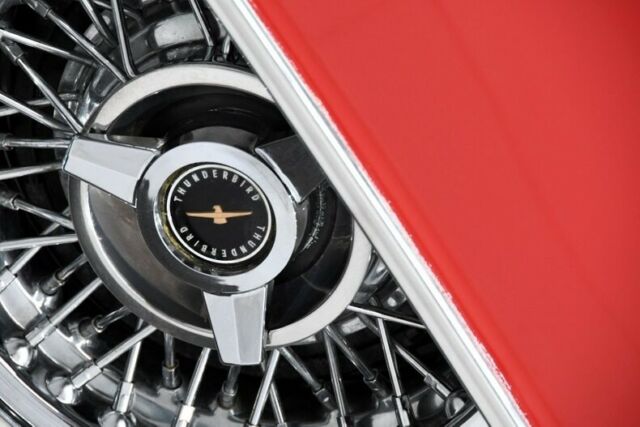 1957 Red Ford Thunderbird Convertible