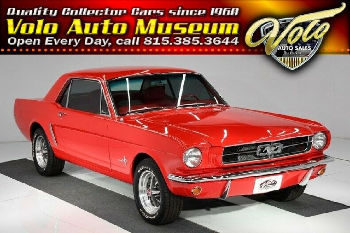 1965 Red Ford Mustang Hardtop