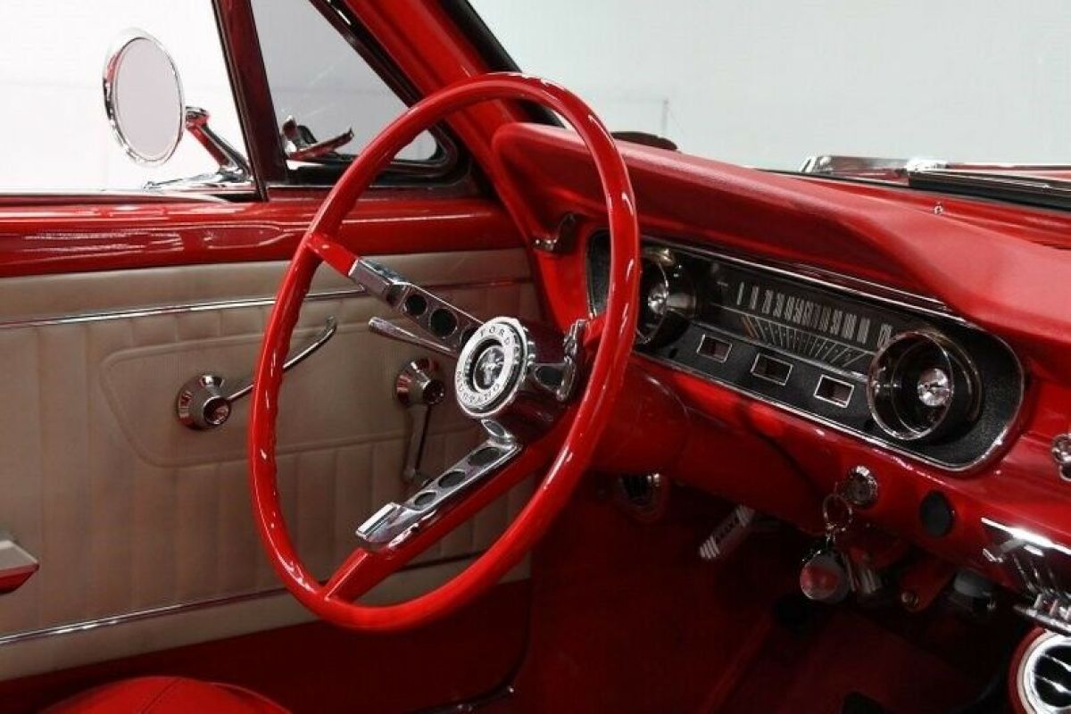 1965 Red Ford Mustang Hardtop