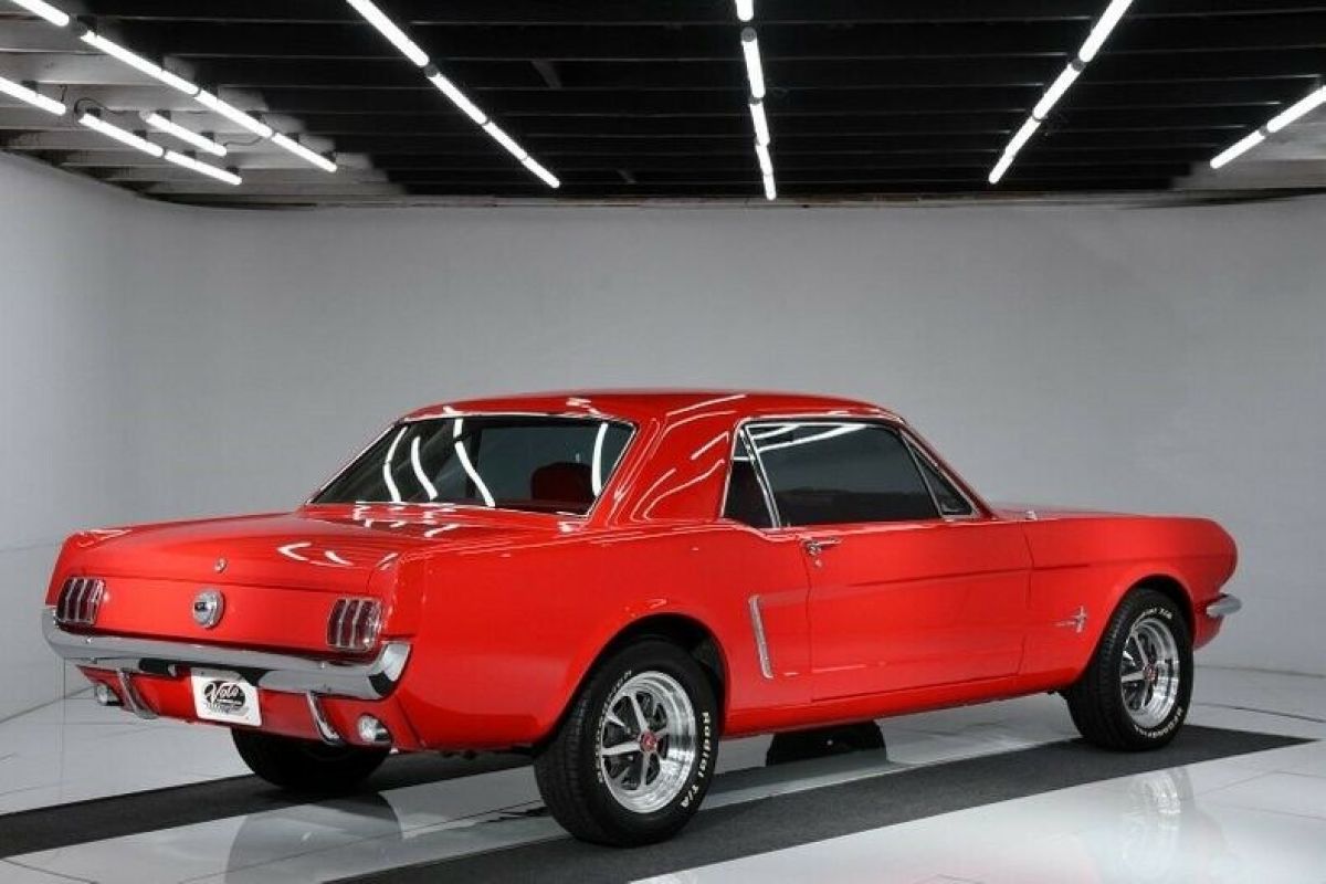 1965 Red Ford Mustang Hardtop