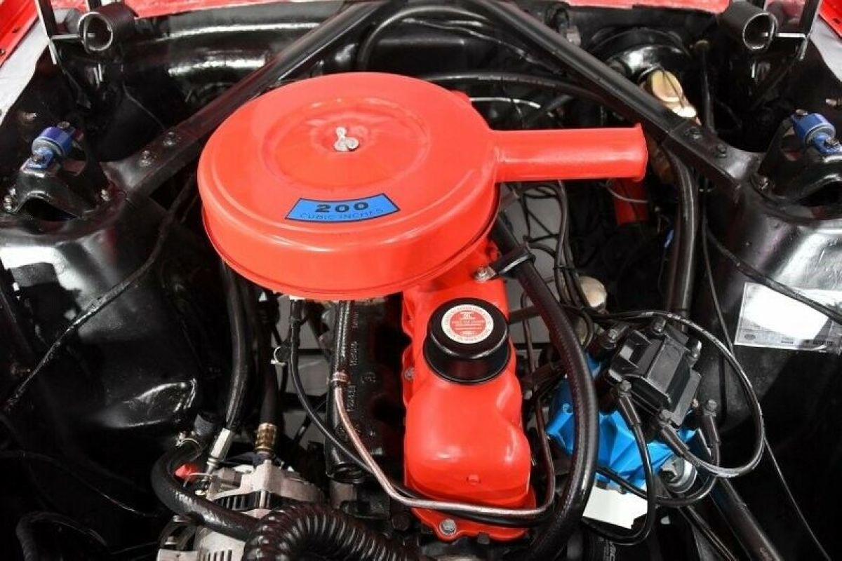 1965 Red Ford Mustang Hardtop